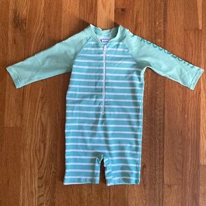 Ruggedbutts baby boys one piece swim suit long sleeve short set